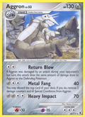 Aggron 14/111 Pokémon Rising Rivals (2009) English card — catalogue reference