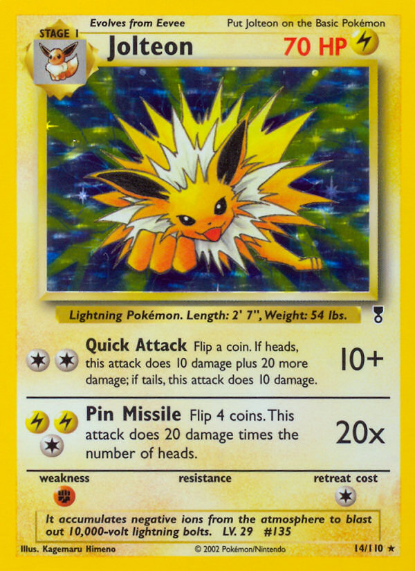 Jolteon 14/110 — Pokémon Legendary Collection