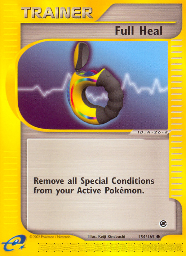Full Heal 154/165 — Pokémon Expedition Base Set