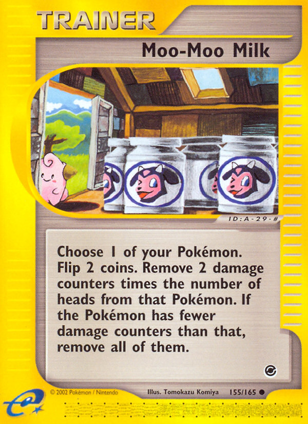 Moo-Moo Milk 155/165 — Pokémon Expedition Base Set