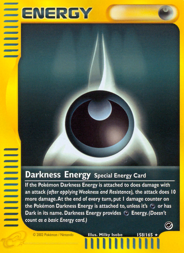 Darkness Energy 158/165 — Pokémon Expedition Base Set