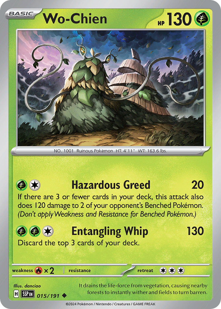 Pokemon Wo-Chien Surging Sparks 015/191