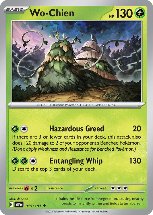 Pokemon Wo-Chien Surging Sparks 015/191