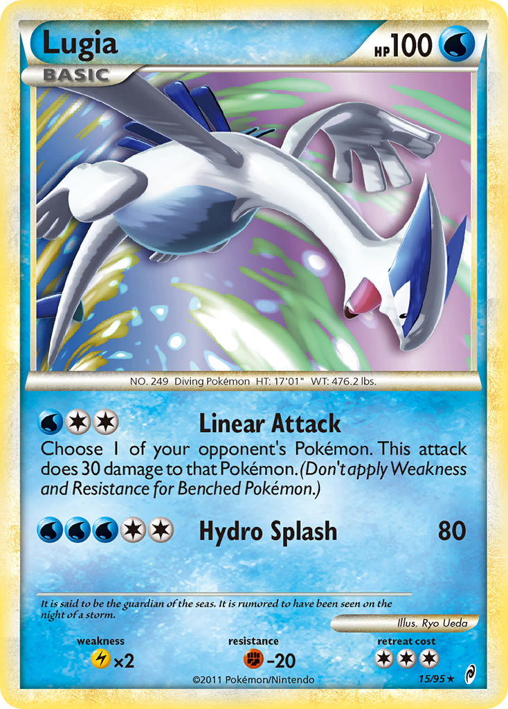 Lugia 15/95 Pokémon Call of Legends (2011) English card — catalogue reference