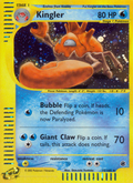 Kingler 15/165 — Pokémon Expedition Base Set