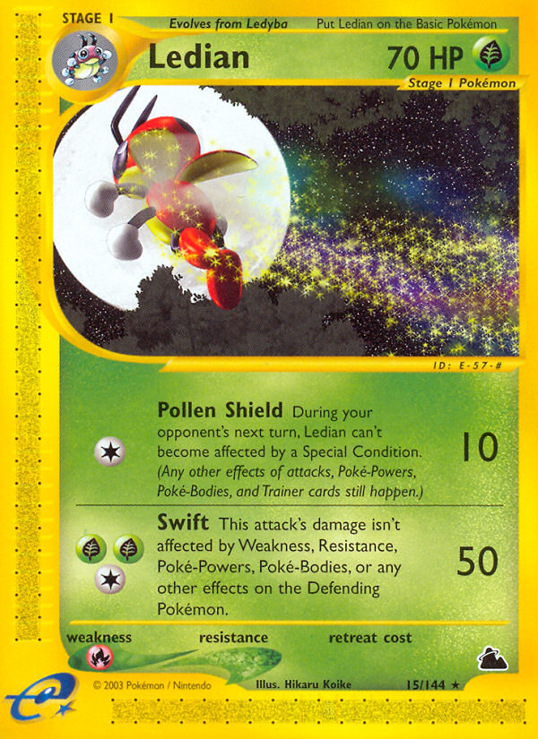 Ledian 15/144 — Pokémon Skyridge