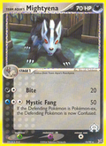 Team Aqua's Mightyena 15/95 — Pokémon EX Team Magma vs Team Aqua