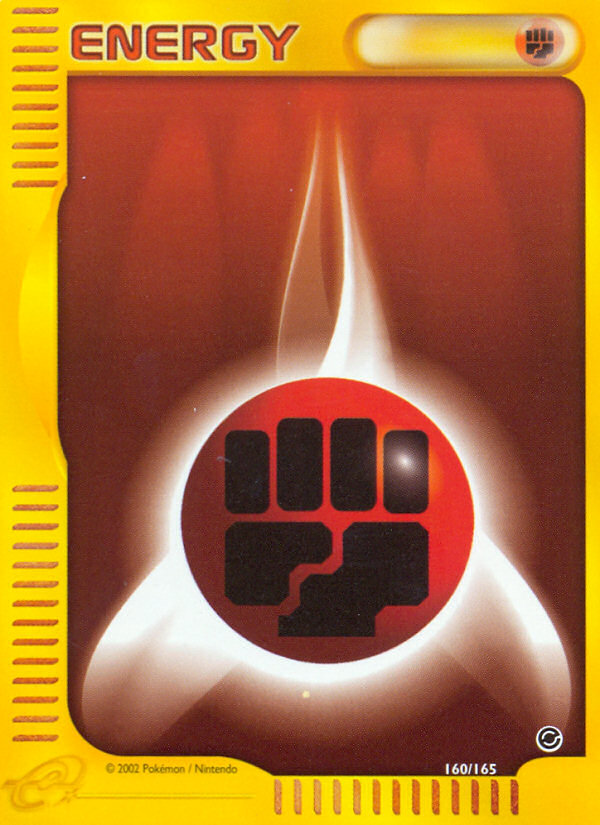Fighting Energy 160/165 — Pokémon Expedition Base Set