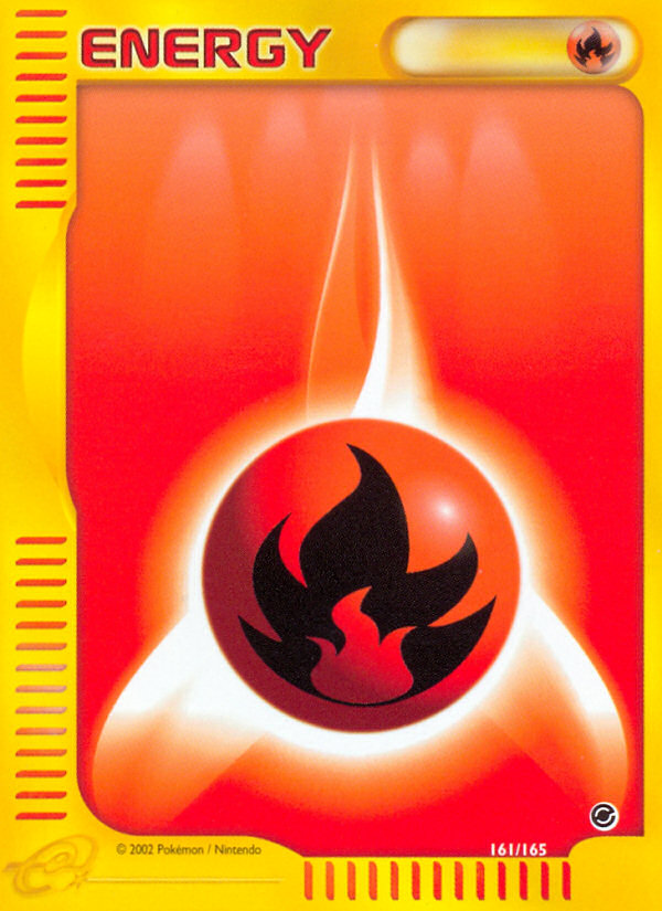Fire Energy 161/165 — Pokémon Expedition Base Set