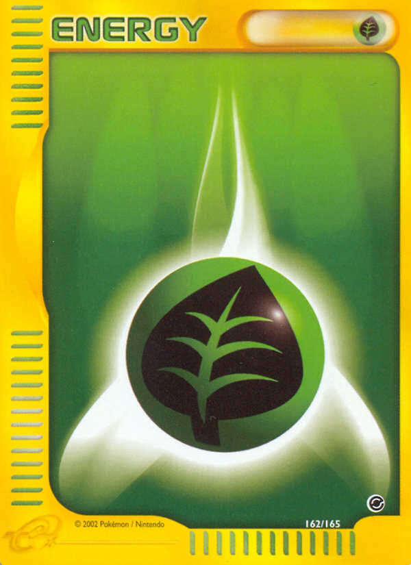 Grass Energy 162/165 — Pokémon Expedition Base Set