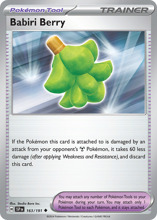 Pokemon Babiri Berry Surging Sparks 163/191