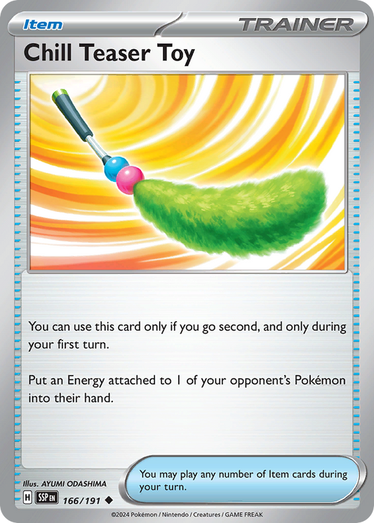 Pokemon Chill Teaser Toy Surging Sparks 166/191