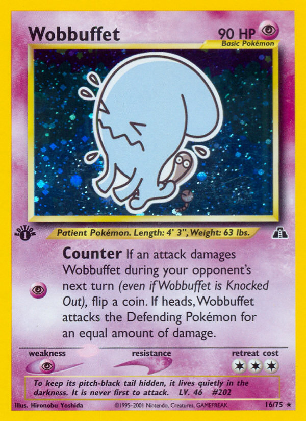 Wobbuffet 16/75 — Pokémon Neo Discovery