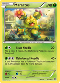Maractus 16/124 Pokémon Dragons Exalted (2012) English card — catalogue reference