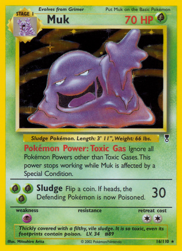 Muk 16/110 — Pokémon Legendary Collection