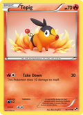 Tepig 16/114 Pokémon Black & White (2011) English card — catalogue reference