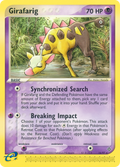 Girafarig 16/97 — Pokémon EX Dragon