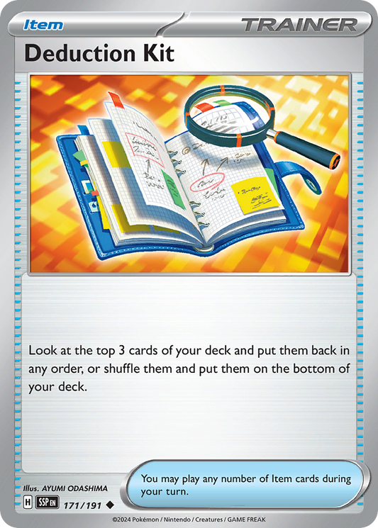 Pokemon Deduction Kit Surging Sparks 171/191