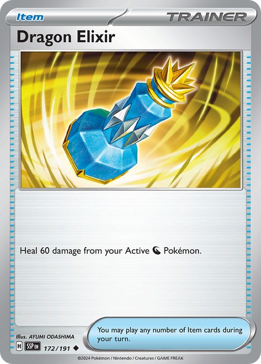 Pokemon Dragon Elixir Surging Sparks 172/191
