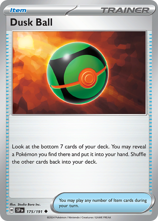 Pokemon Dusk Ball Surging Sparks 175/191