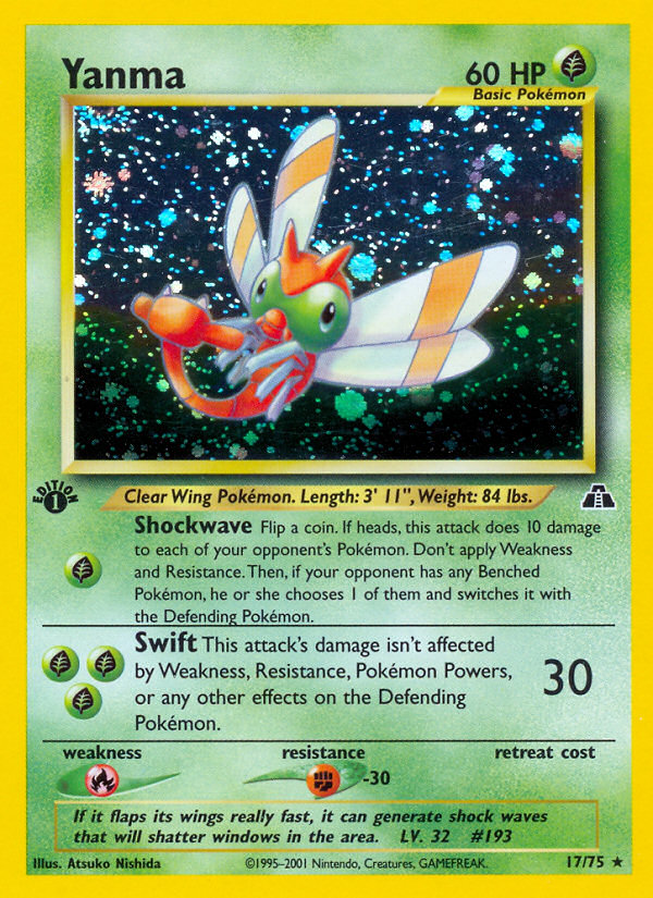Yanma 17/75 — Pokémon Neo Discovery