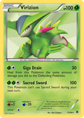 Virizion 17/98 Pokémon Emerging Powers (2011) English card — catalogue reference