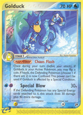Golduck 17/100 — Pokémon EX Sandstorm