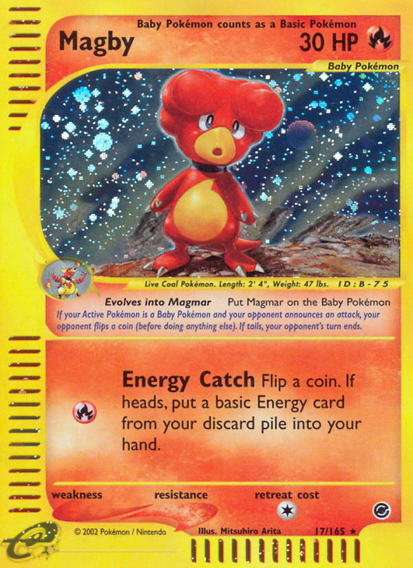Magby 17/165 — Pokémon Expedition Base Set