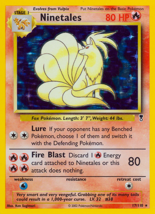 Ninetales 17/110 — Pokémon Legendary Collection