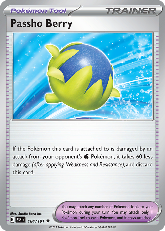 Pokemon Passho Berry Surging Sparks 184/191