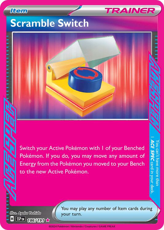 Pokemon Scramble Switch Surging Sparks 186/191