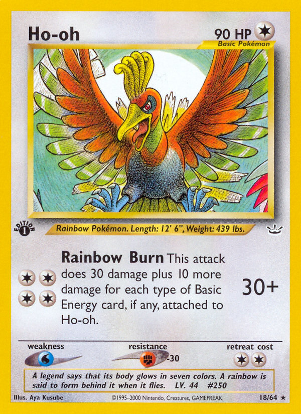 Ho-oh 18/64 — Pokémon Neo Revelation