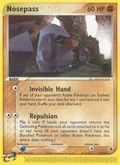Nosepass 18/109 — Pokémon EX Ruby & Sapphire