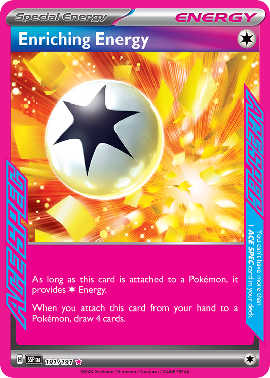 Pokemon Enriching Energy Surging Sparks 191/191