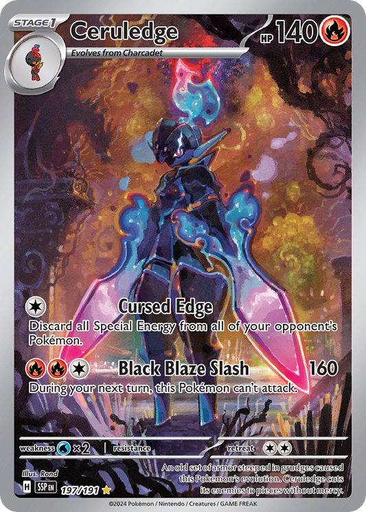 Pokemon Ceruledge Surging Sparks 197/191