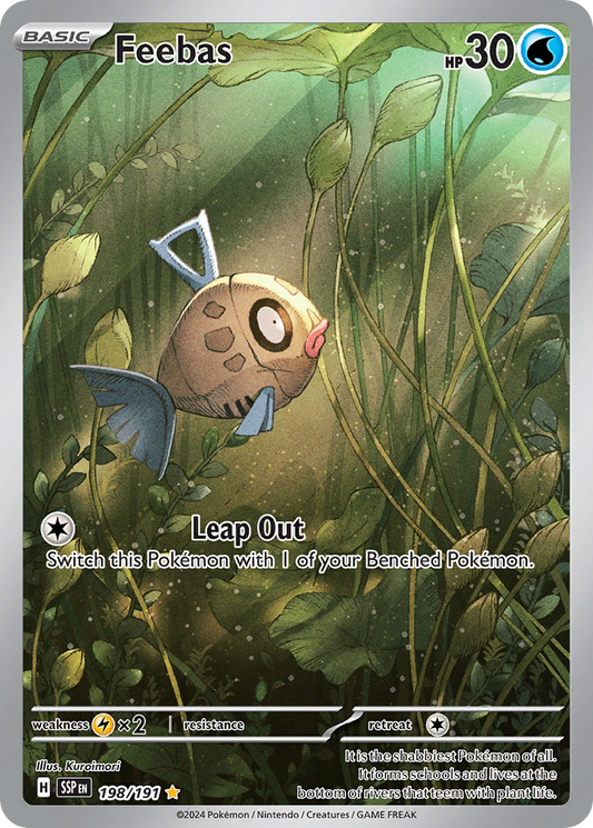 Pokemon Feebas Surging Sparks 198/191