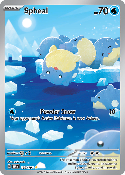 Pokemon Spheal Surging Sparks 199/191