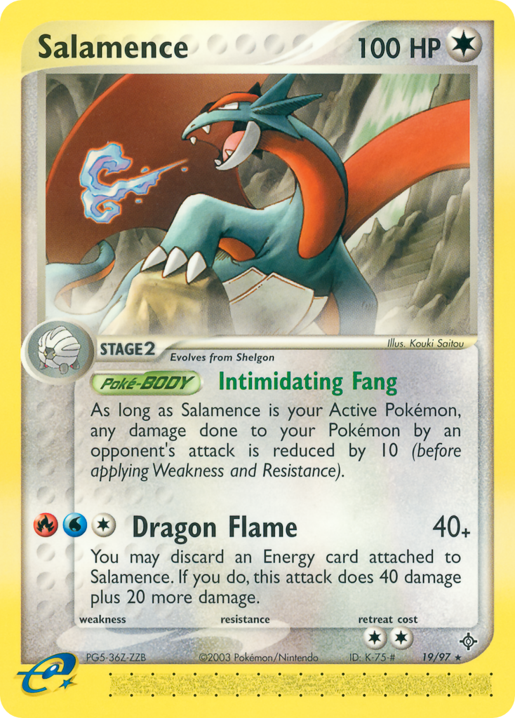 Salamence 19/97 — Pokémon EX Dragon