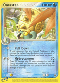Omastar 19/100 — Pokémon EX Sandstorm