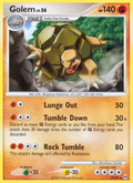 Golem 19/99 Pokémon Arceus (2009) English card — catalogue reference