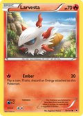 Larvesta 19/101 Pokémon Noble Victories (2011) English card — catalogue reference
