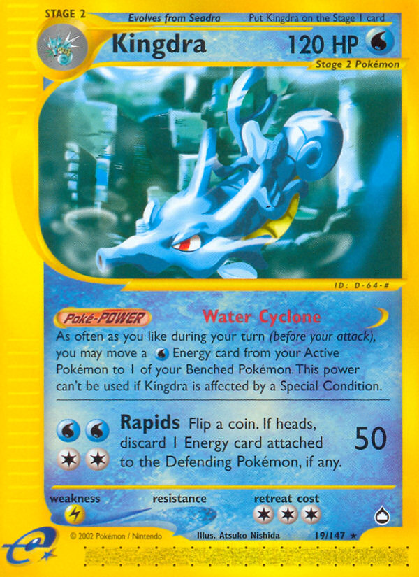 Kingdra 19/147 — Pokémon Aquapolis
