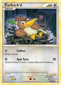 Farfetch'd 19/123 Pokémon HeartGold & SoulSilver (2010) English card — catalogue reference