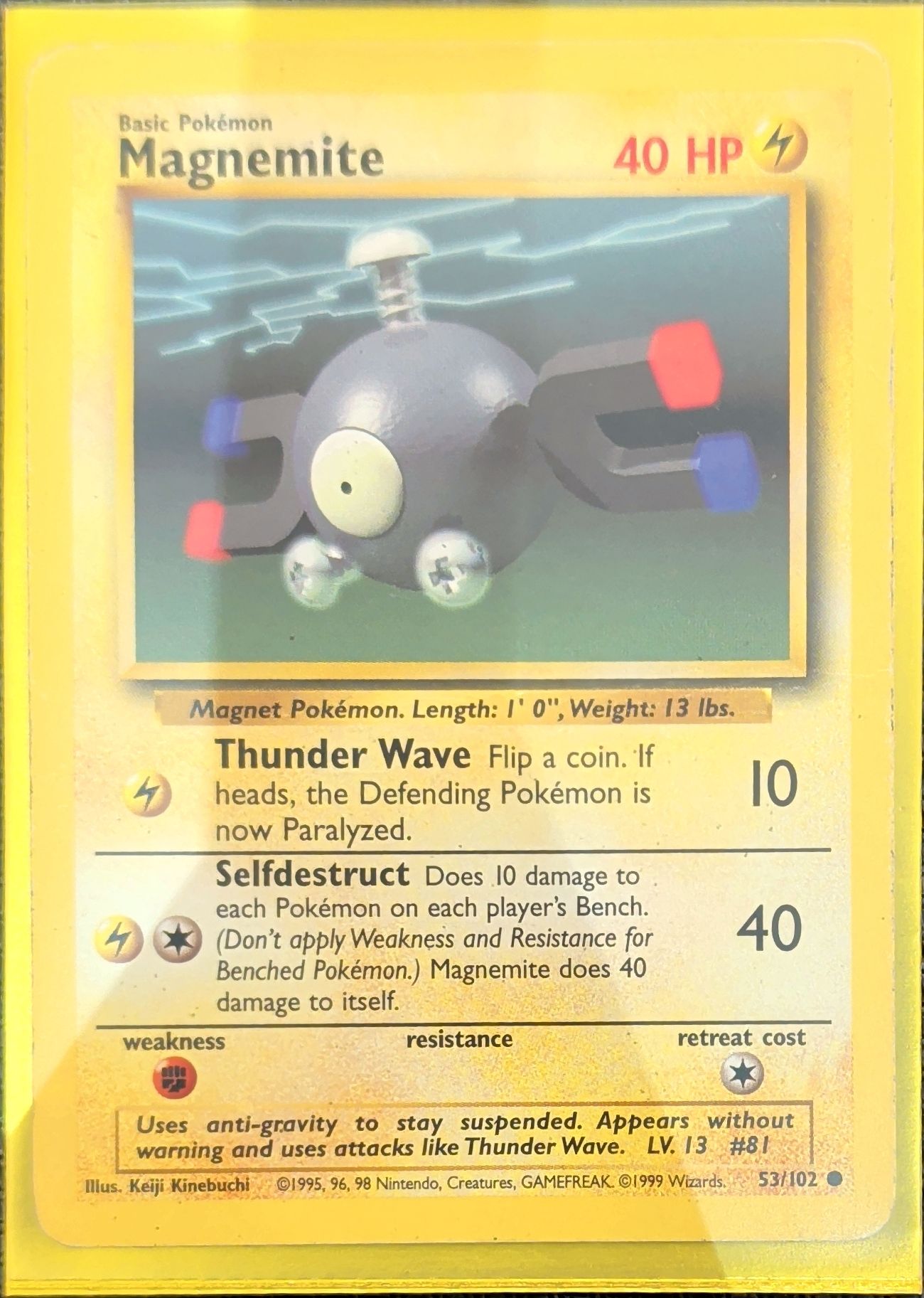 Magnemite Common Base Set 053/102 MP