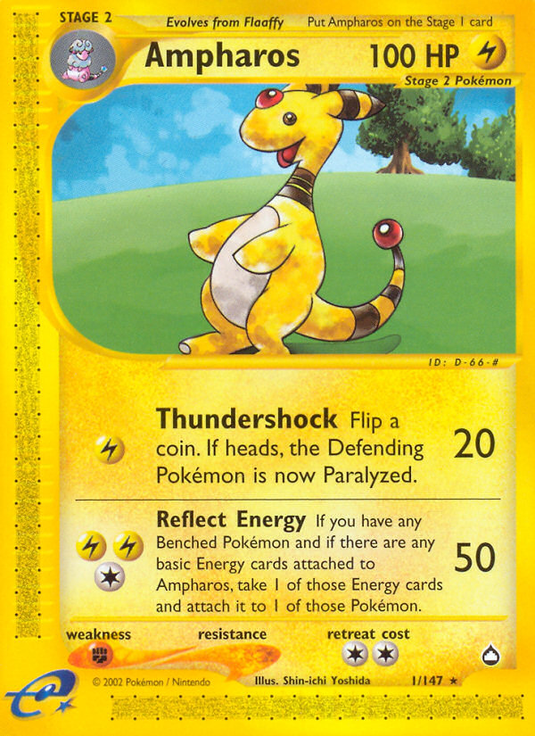 Ampharos 1/147 — Pokémon Aquapolis