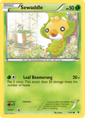 Sewaddle 1/101 Pokémon Noble Victories (2011) English card — catalogue reference