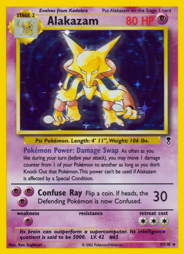 Alakazam 1/110 — Pokémon Legendary Collection