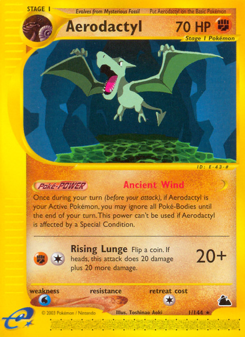 Aerodactyl 1/144 — Pokémon Skyridge