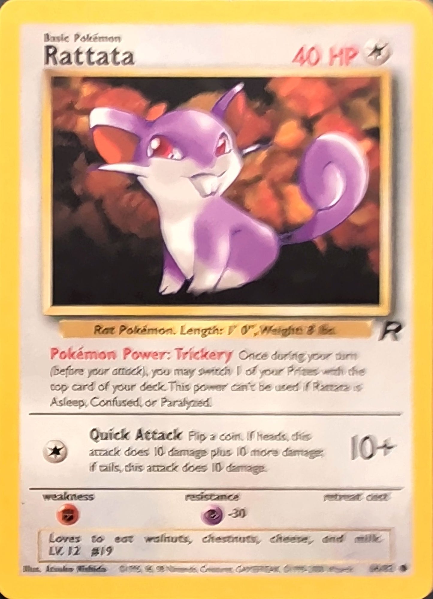 Rattata Common Team Rocket 66/82 MP