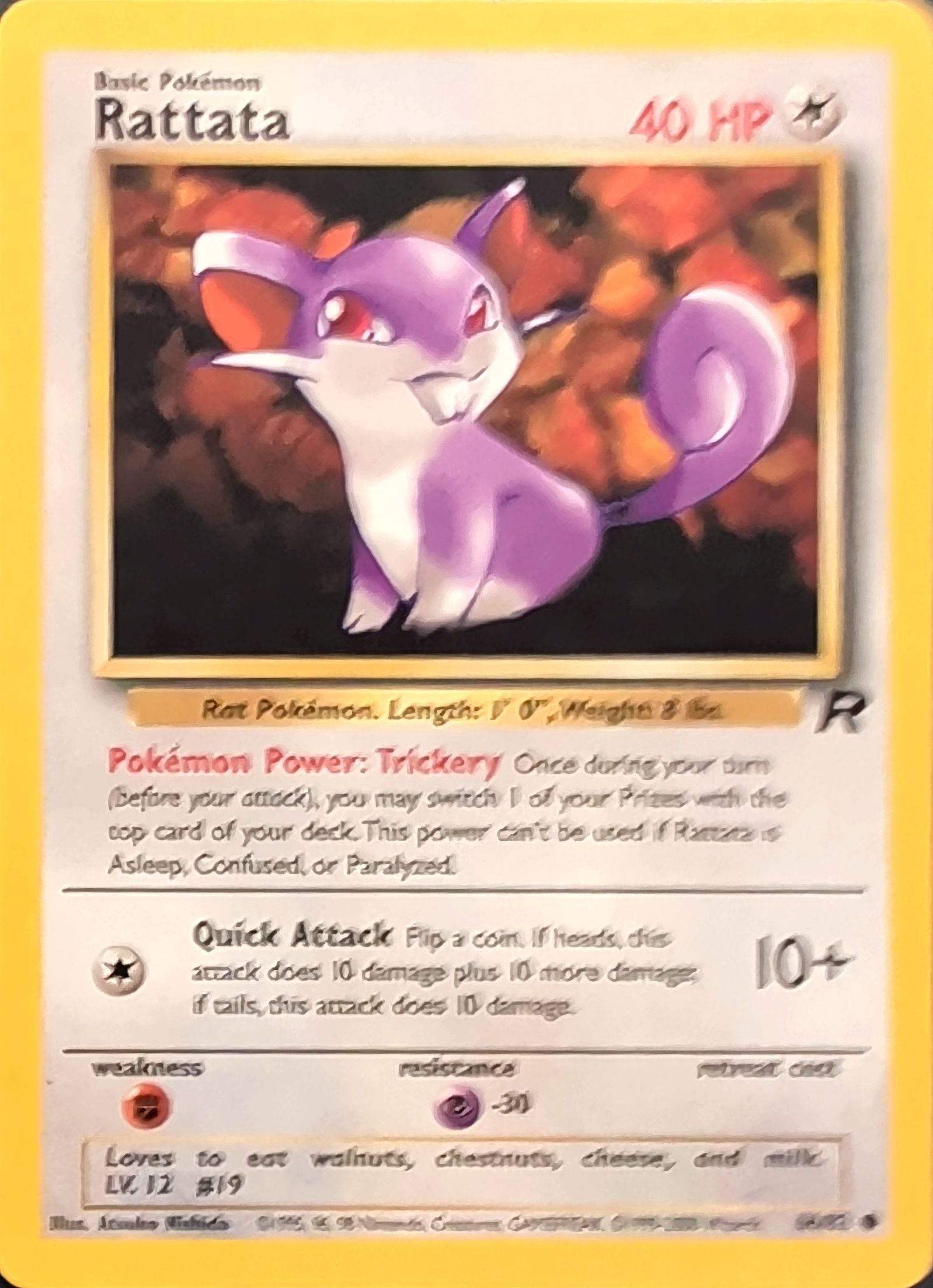 Rattata Common Team Rocket 66/82 MP